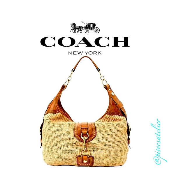 Coach Tan and Brown Hobo Bag - Picture 1 of 16